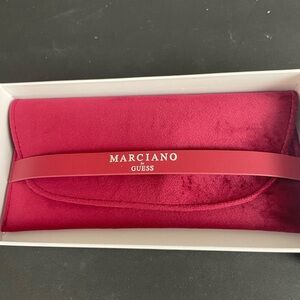 Guess Marciano Red Eyeglasses Case